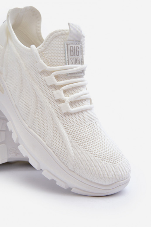 Sneakers Modell Schuhe HI-POLY SYSTEM Big Star NN174468 weiße Farbe