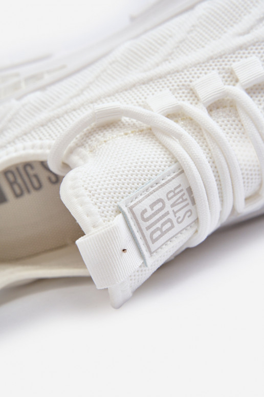 Sneakers Modell Schuhe HI-POLY SYSTEM Big Star NN174468 weiße Farbe