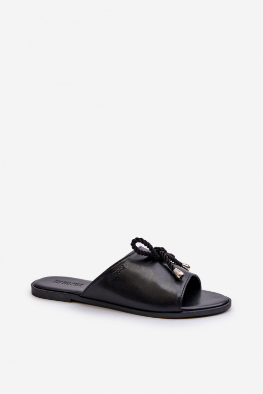 Damenhausschuhe Eko Big Star NN274066 schwarz