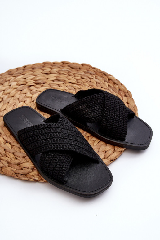 Hausschuhe Big Star NN274077 schwarz