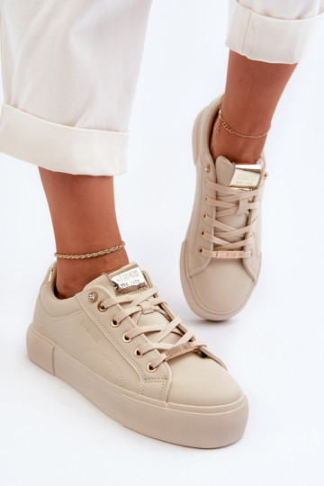 Sneakers Modell Schuhe Big Star NN274210 beige Farbe