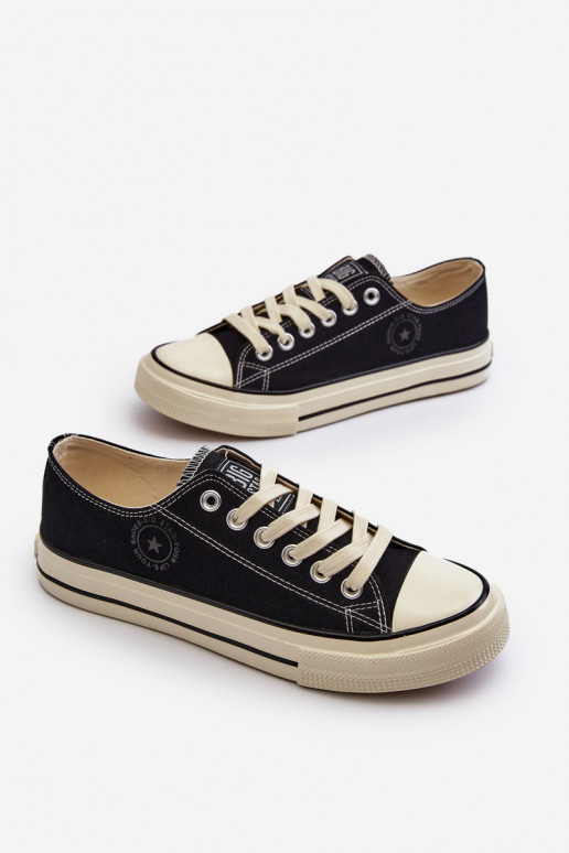 Herren-Freizeitschuhe Big Star NN174099 schwarze Farbe