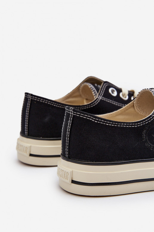 Herren-Freizeitschuhe Big Star NN174099 schwarze Farbe