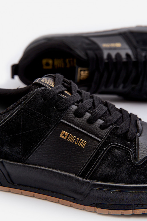 Sneakers Modell Schuhe Big Star NN174094 schwarze Farbe