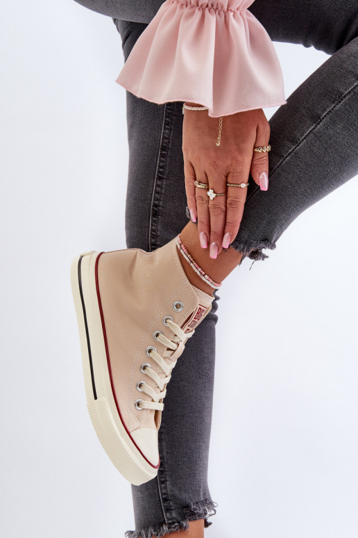 Freizeitschuhe Big Star NN274278 beige Freizeitschuhe Big Star NN274278 beige