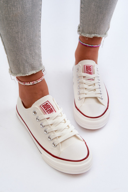Freizeitschuhe Big Star NN274274 weiße Farbe Freizeitschuhe Big Star NN274274 weiße Farbe