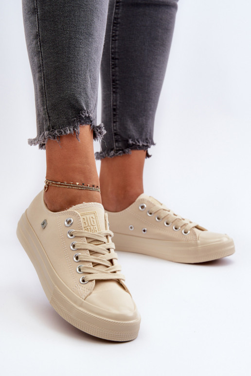 Klassisches Modell Freizeitschuhe Big Star NN274286 beige