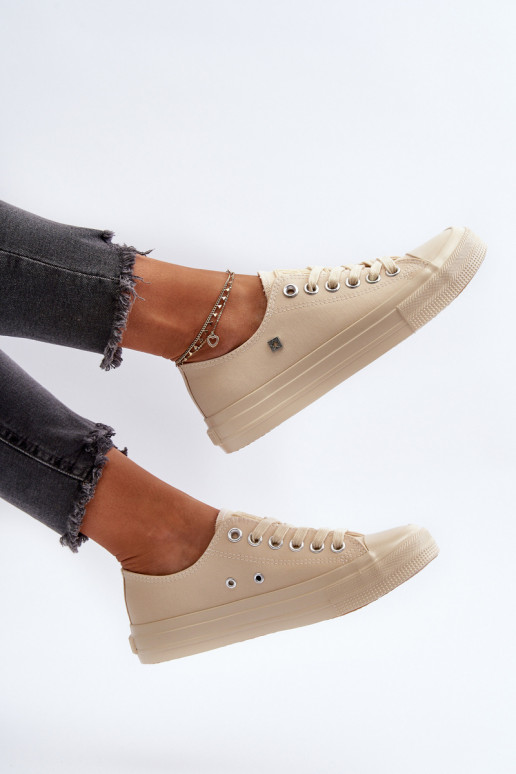 Klassisches Modell Freizeitschuhe Big Star NN274286 beige