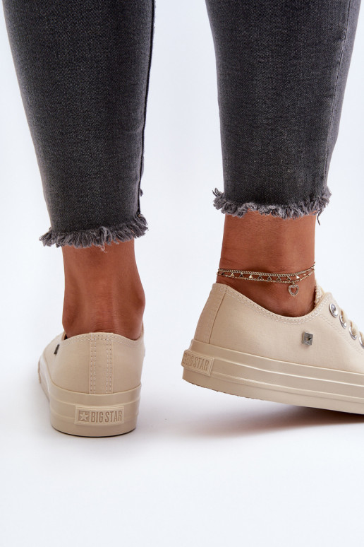 Klassisches Modell Freizeitschuhe Big Star NN274286 beige