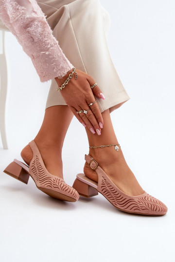 Schuhe mit Absätzen Klocku rosa Farbe Gemifa 2