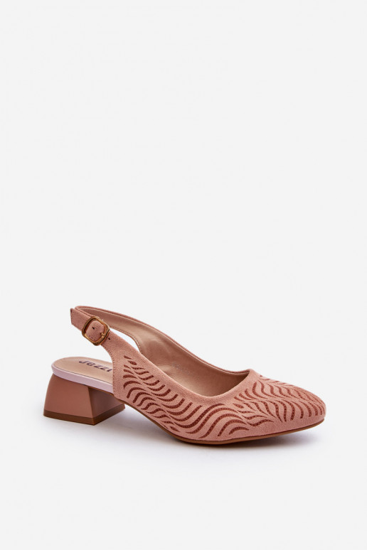 Schuhe mit Absätzen Klocku rosa Farbe Gemifa