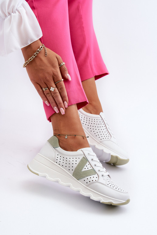 Sportschuhe in weißer Farbe Eleonori