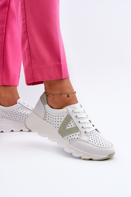 Sportschuhe in weißer Farbe Eleonori