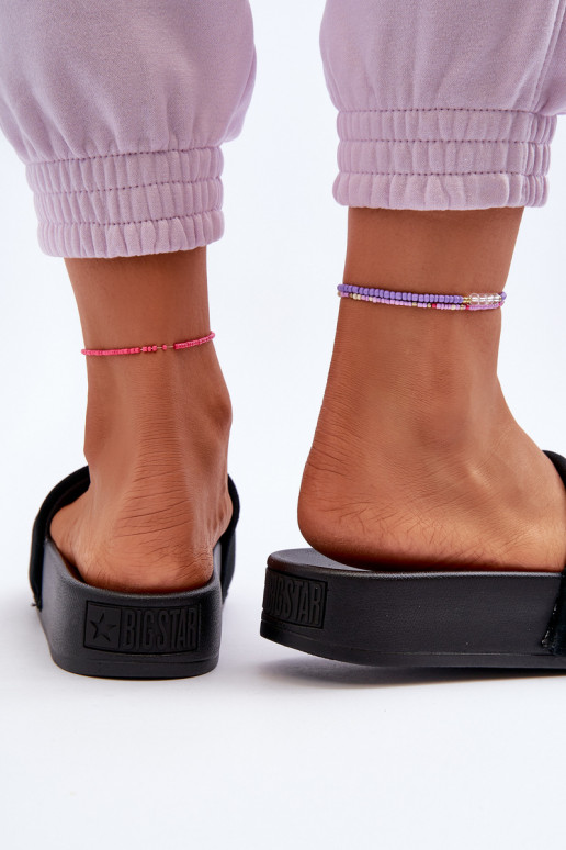 Hausschuhe mit Plateau aus Wildleder Big Star NN274A670 in der Farbe Schwarz Hausschuhe mit Plateau aus Wildleder Big Star NN274A670 in der Farbe Schwarz