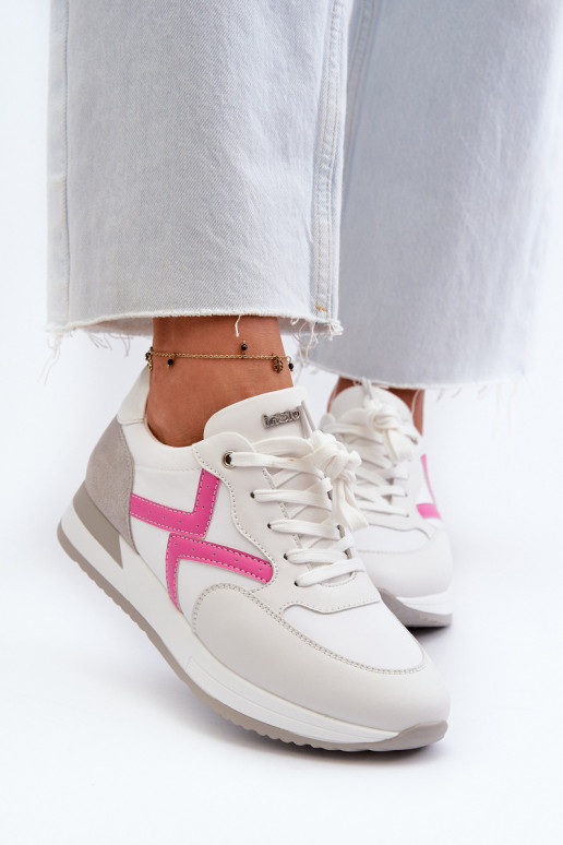 Sneakers Modell Schuhe mit Plateau INBLU IN000362 weiße Farbe Sneakers Modell Schuhe mit Plateau INBLU IN000362 weiße Farbe