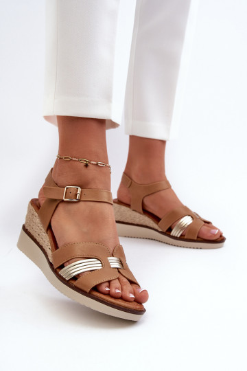 Braune Damensandalen Starlenna