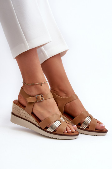Braune Damensandalen Starlenna 2