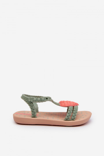 Sandalen für Kinder mit Herzen 81997 Ipanema My First Baby grüne Farbe 2