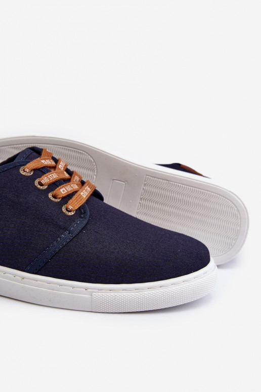 Sneakers Herren Freizeitschuhe Big Star NN176002 Memory Foam System dunkelblau