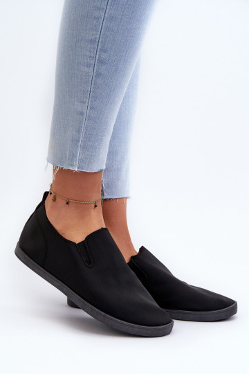 Sneakers Freizeitschuhe Slip-On schwarz Farbe Lovinia 2