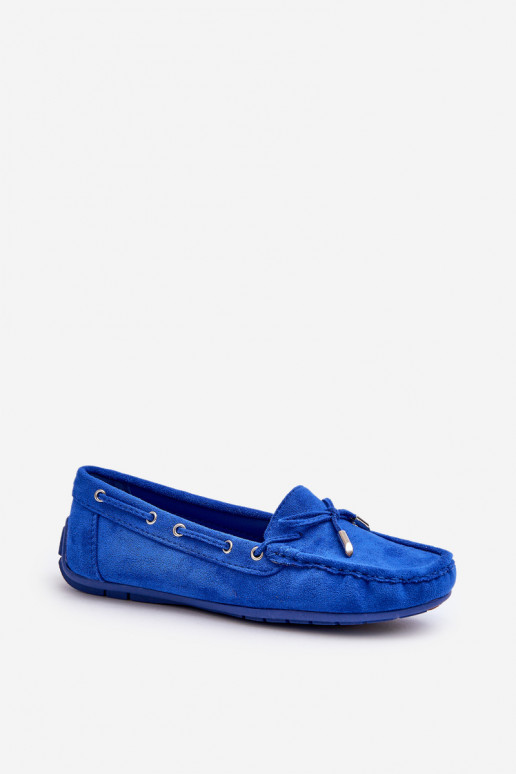Elegante Wildledermokassins in Blau von Si Passione Elegante Wildledermokassins in Blau von Si Passione
