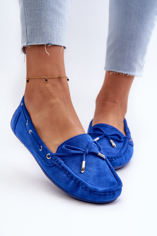 Elegante Wildledermokassins in Blau von Si Passione Elegante Wildledermokassins in Blau von Si Passione