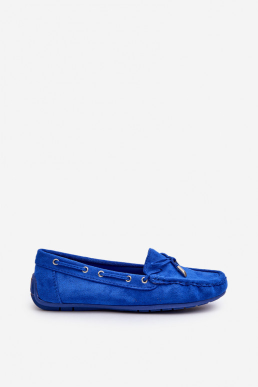 Elegante Wildledermokassins in Blau von Si Passione Elegante Wildledermokassins in Blau von Si Passione