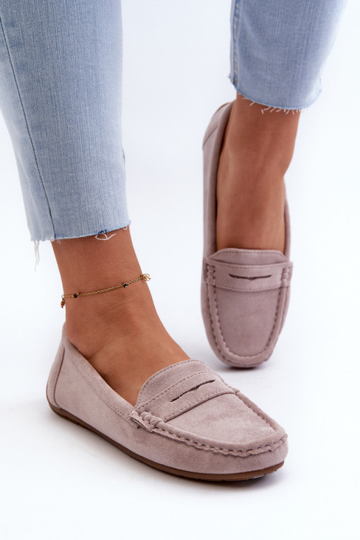 Elegante Wildledermokassins Purple Lenvie Elegante Wildledermokassins Purple Lenvie