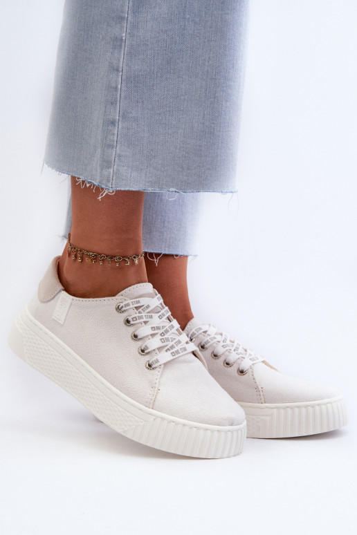 Freizeitschuhe MEMORY FOAM SYSTEM BIG STAR NN276001 weiße Farbe Freizeitschuhe MEMORY FOAM SYSTEM BIG STAR NN276001 weiße Farbe