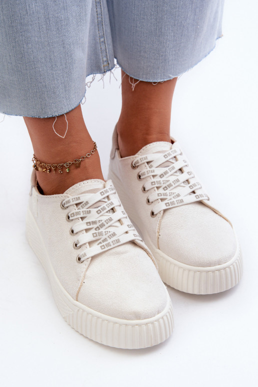 Freizeitschuhe MEMORY FOAM SYSTEM BIG STAR NN276001 weiße Farbe Freizeitschuhe MEMORY FOAM SYSTEM BIG STAR NN276001 weiße Farbe