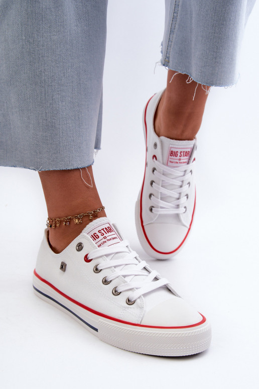 Freizeitschuhe Big Star NN274656 HI-POLY SYSTEM weiße Farbe