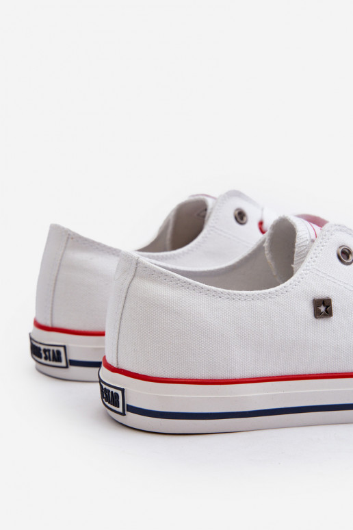 Herren-Freizeitschuhe Big Star NN174301 HI-POLY SYSTEM weiße Farbe