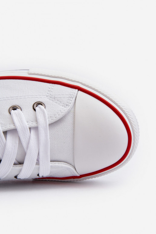 Herren-Freizeitschuhe Big Star NN174301 HI-POLY SYSTEM weiße Farbe