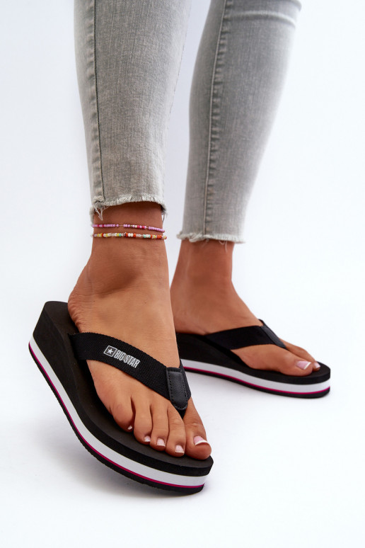 Hausschuhe Big Star JJ274A332 schwarz