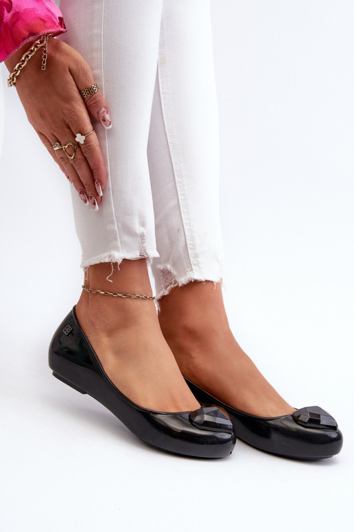 Ballerinas mit Herzen NN285011 schwarz Ballerinas mit Herzen NN285011 schwarz