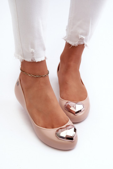 Ballerinas mit Herzen NN285010 Nude 2