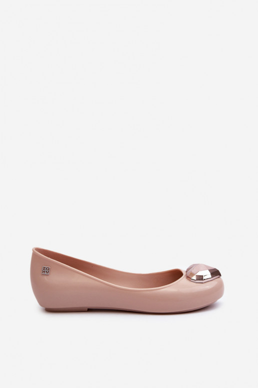 Ballerinas mit Herzen NN285010 Nude