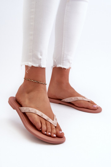 Plattfüße Elastyczne Hausschuhe JJ285298 rosa Farbe