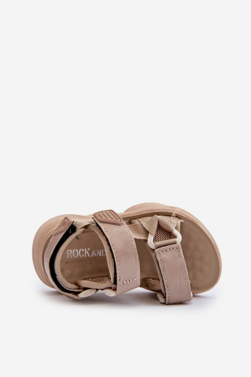Kindersandale mit Klebeverschlüssen beige Orretta Kindersandale mit Klebeverschlüssen beige Orretta