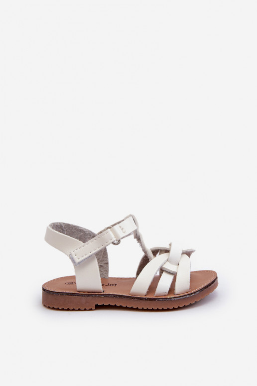 Kindersandalen mit Klebeverschlüssen in der Farbe Weiß Marimona Kindersandalen mit Klebeverschlüssen in der Farbe Weiß Marimona