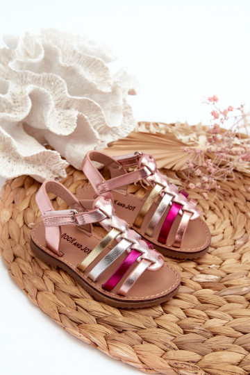 Sandalen Gladiator Kinder mit Klebeverschlüssen in verschiedenen Farben Radovia