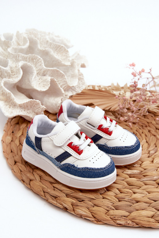 Kinder-Sportschuhe des klassischen Modells Denim-Material Marlin Kinder-Sportschuhe des klassischen Modells Denim-Material Marlin
