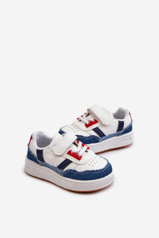Kinder-Sportschuhe des klassischen Modells Denim-Material Marlin Kinder-Sportschuhe des klassischen Modells Denim-Material Marlin