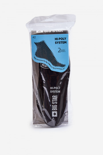 Einlegesohlen Do Butów BIG STAR HI-POLY SYSTEM 2 Paar schwarz 2