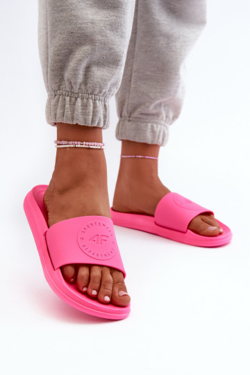 Damenhausschuhe 4FMM00FFLIF045-53S rosa Farbe