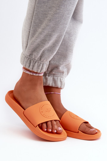 Damenhausschuhe 4FMM00FFLIF045-70S orange Farbe