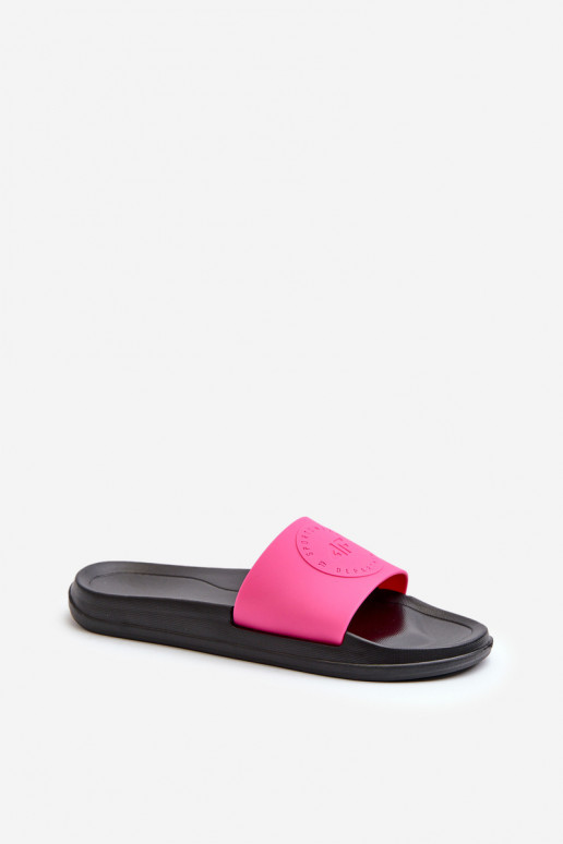 Damenhausschuhe 4FMM00FFLIF045-55S rosa-schwarz Damenhausschuhe 4FMM00FFLIF045-55S rosa-schwarz