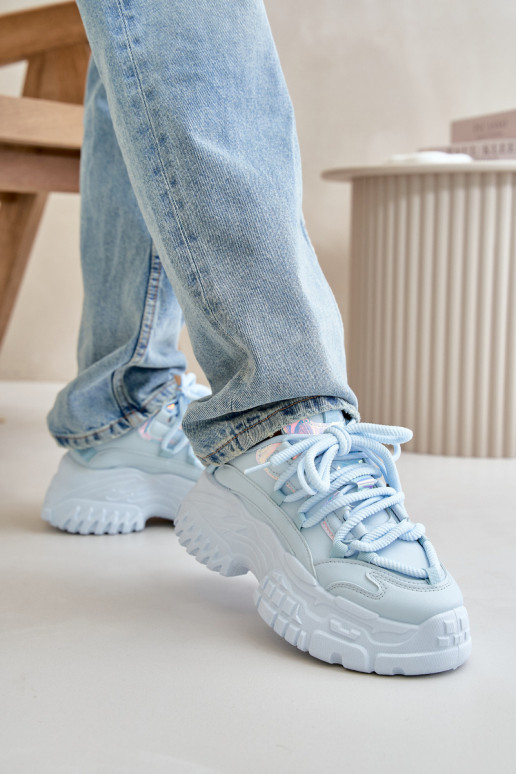 Turnschuhe Modell Schuhe Damen mit modischen massiven Sohlen blaue Farbe Nevela Turnschuhe Modell Schuhe Damen mit modischen massiven Sohlen blaue Farbe Nevela