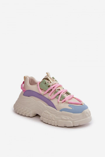 Sneakers Modellschuhe Damen mit modischen massiven Sohlen in verschiedenen Farben Nevela 2
