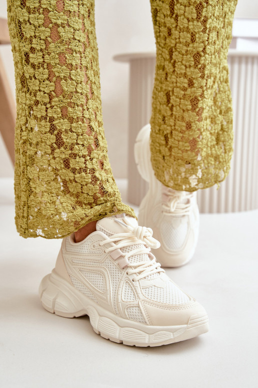 Sportschuhe Sneakers Modell Schuhe Damen Beige Timoci Sportschuhe Sneakers Modell Schuhe Damen Beige Timoci